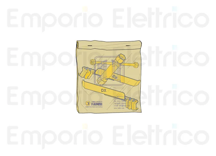 fadini pièce détachée paquet clé de déverrouillage à tube pour fibo 300 30058