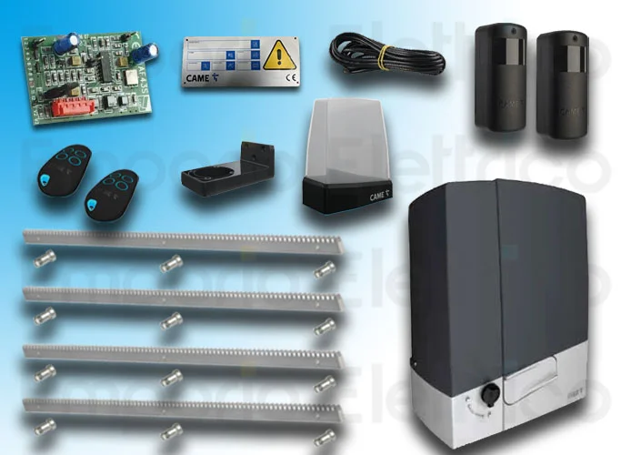 came kit automatisme bxv plus 801ms-0570+ 4 mt crémaillère galvanisée emp8k01ms-056cremz