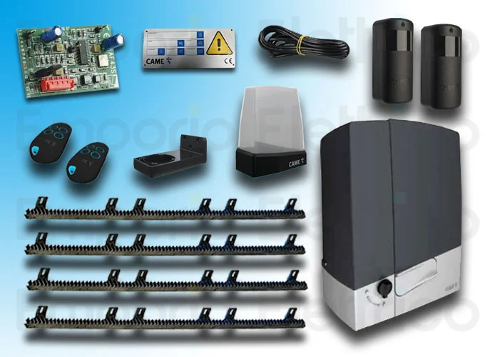 came kit automatisme bxv plus 801ms-0580+4 mt crémaillère nylon emp8k01ms-057crem