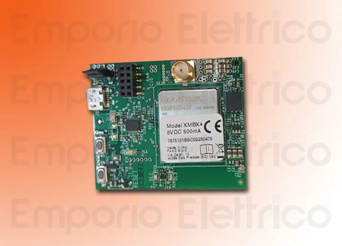 faac module de connectivité gsm xbmx4 787510 (ex code 787379)