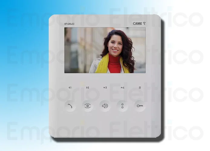 came bpt vidéophone mains libres plx v ip couleur blanc 840ch-0190