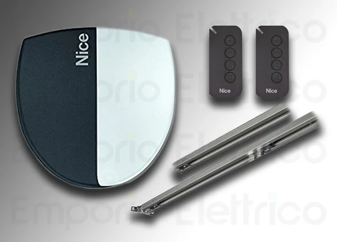 nice kit d'automatisation pour portes sectionnelles et basculantes 24v spinbus spin22bdkce