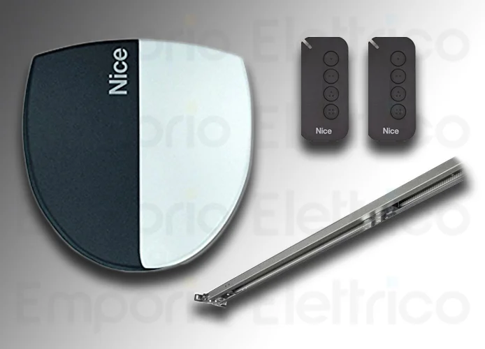 nice kit d'automatisation pour portes sectionnelles et basculantes 24v spinbus spin23bdkce