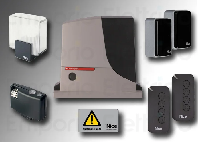 nice kit d'automatisation pour portails coulissants 24v robus 1000 rb1000bdkce