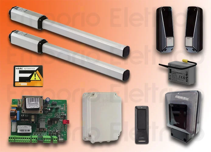 faac kit automatisme 230v ac leader kit perfect 60 120013