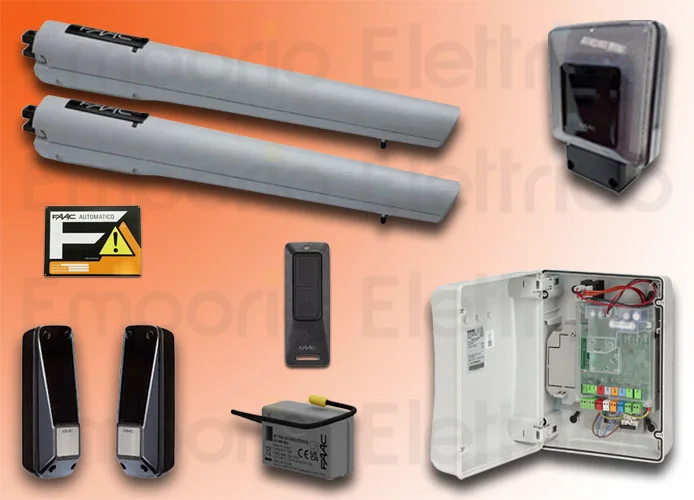 faac kit automatisme 24v dc handy kit perfect 60 120019