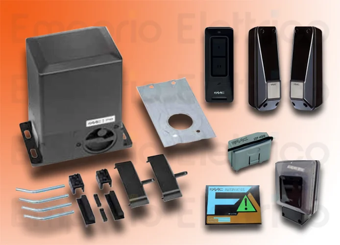 faac kit d'automatisation 230v delta2 kit perfect 60 120009