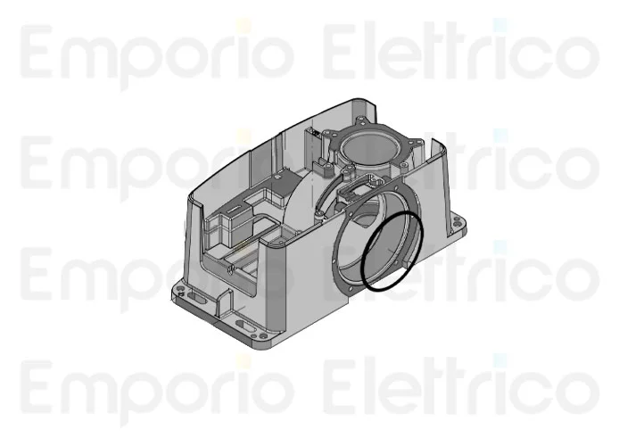 beninca pièce détachée boîtier réducteur peint pour bull424-624 ral7004 968601944