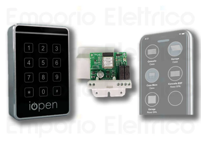 iopen kit de commande locale et a distance mifare 125 khz ou pin numérique iopen start wg