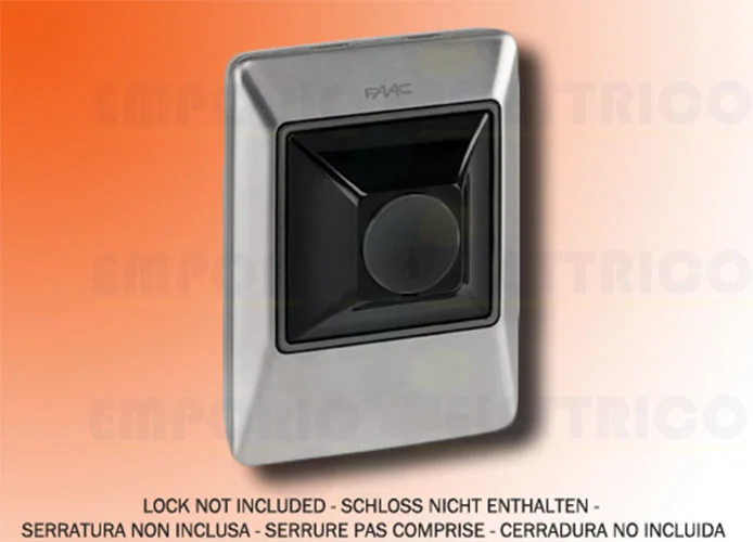 faac bouton à&nbsp;clé et de contrôle xk11 inox 401045