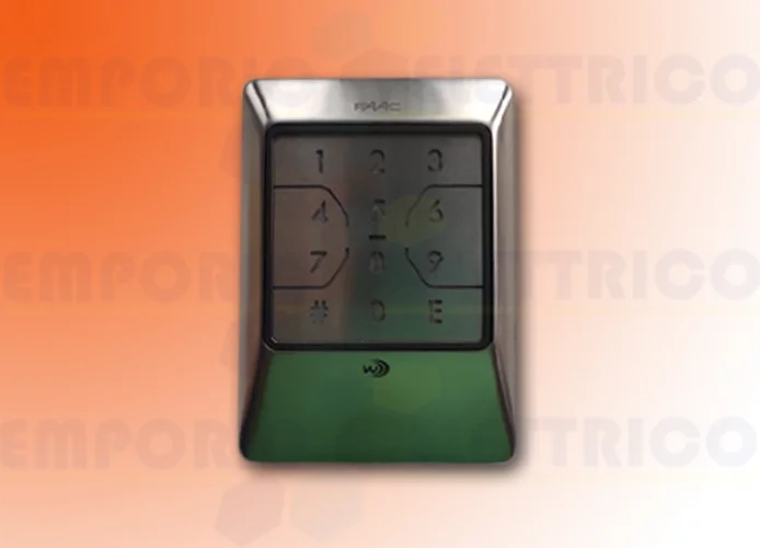 faac émetteur radio à&nbsp;combinaison xkp w 433 inox 404037