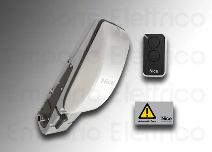 nice kit de motorisation portes basculantes saillantes 24v tenkit tnlkce