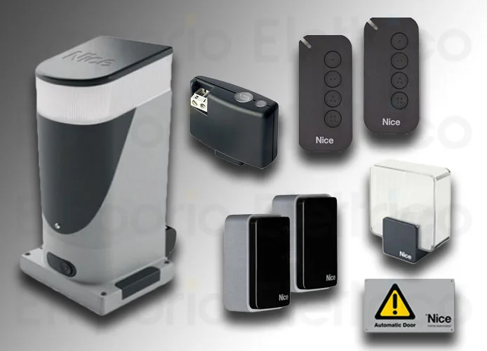 nice kit automatisation portails coulissants slight kit bd slh400bdkce