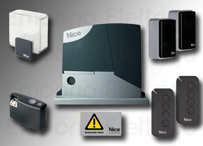 nice kit automatisation 24v portails coulissants robuskit 400 bd rb400bdkce