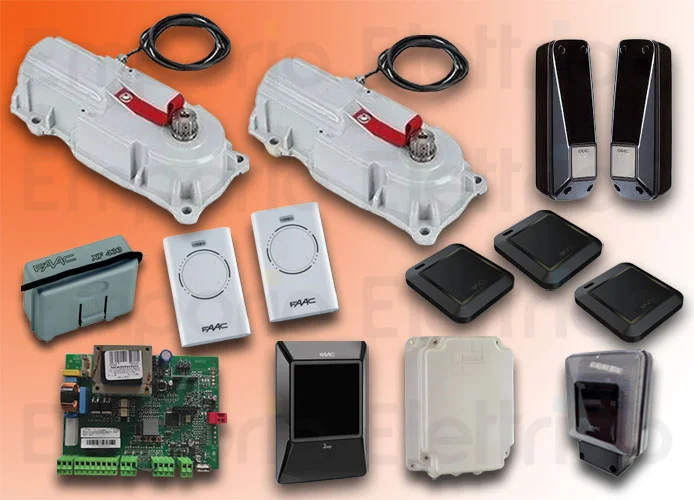 faac kit motorisation 230v power kit perfect 105913fr