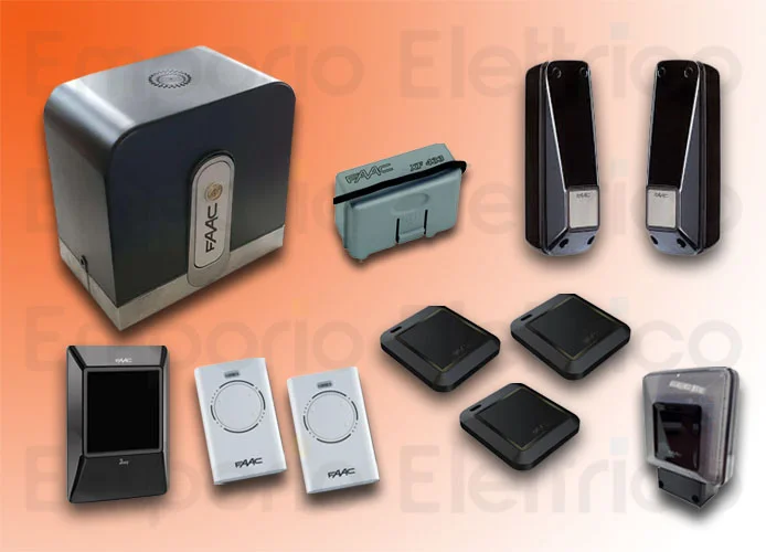 faac kit motorisation 24v 400 kg cyclo kit perfect 105916fr