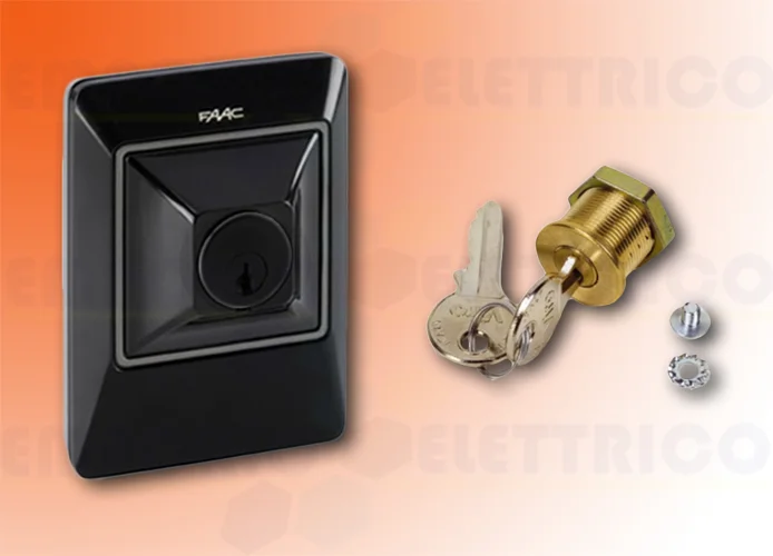 promo faac touche à&nbsp;clé avec serrure green tech 2easy xk10 b 401304 bundle