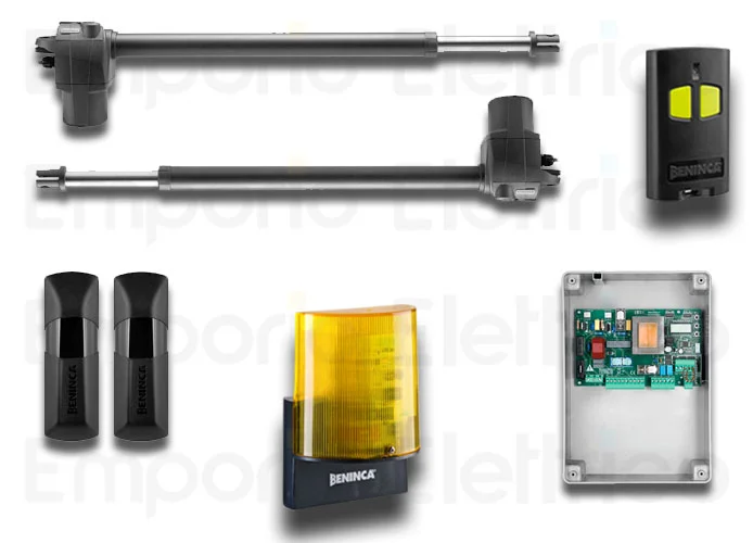 beninca kit automatisme pour portails battants 230v kbill50m 9598191