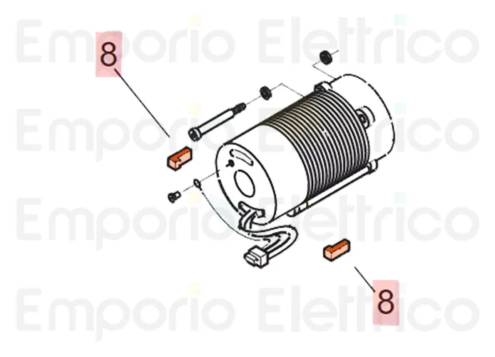 faac pièce détachée tampons anti-vibration 400/402/422 63003303