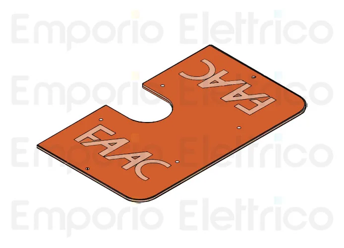 faac pièce détachée couvercle boîte portante opérateur 750 63001405