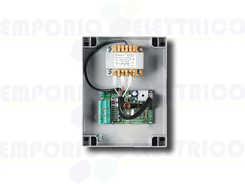 beninca armoire de commande avec récepteur intégré 24vdc logica24.ri