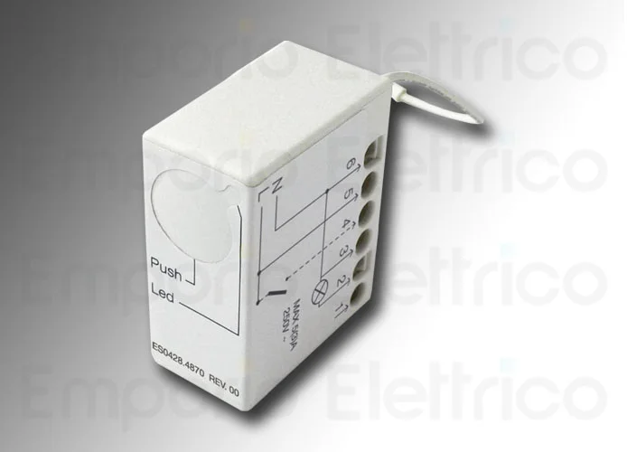 nice tag émetteur à encastrer avec alimentation par batterie ttxb4