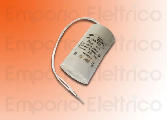 faac pièce détachée cnd pp 20mf 400vac câbles 200mm sans soie 7601395