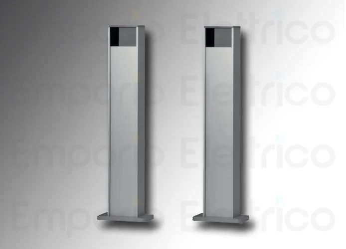 nice 2 pcs colonnette en aluminium h= 500mm pour 1 photocellule medium era post pph3