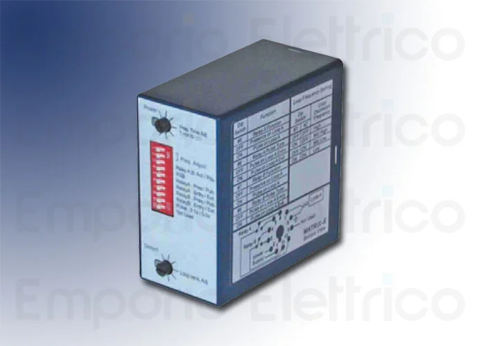 genius système de détection de véhicules à canal unique rmg 1 6100131