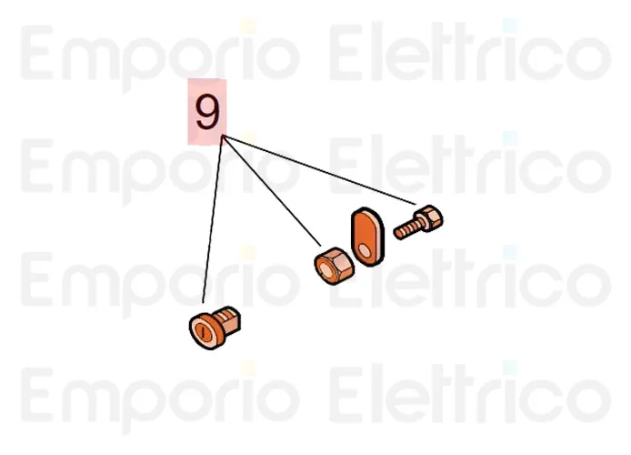 faac pièce détachée groupe serrure 620/640 63003315