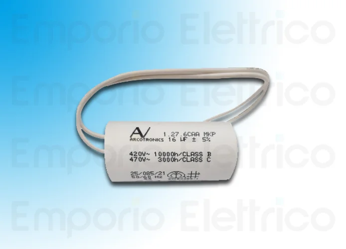 came pièce détachée condensateur µf 16 avec câbles 119rir287