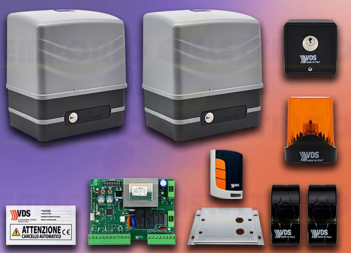 vds kit automatisme 2 vantaux kit simply 230v 2m 100010/2