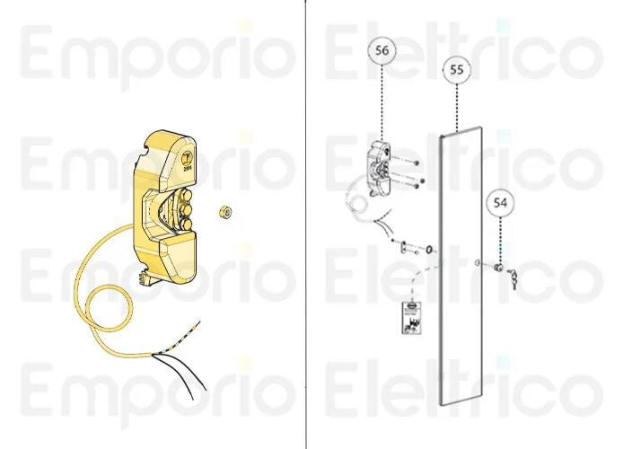 fadini ricambio gruppo finecorsa per barri 88 88856