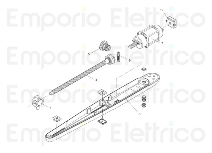 beninca ricambio encoder per bob21me/30me per bob21mae-115 9686701