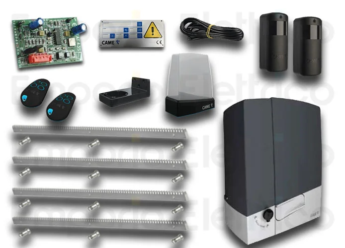 came kit automazione bxv plus 801ms-0570+ 4 mt cremagliera zinc emp8k01ms-056cremz