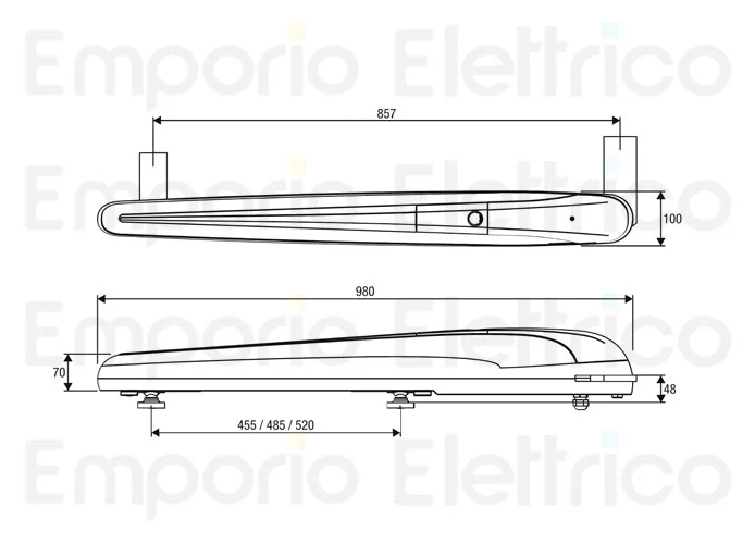 beninca pagina ricambi per motore bob50m