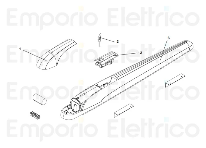 beninca ricambio carter sup. bob50 dark vernic. per bob50me.dk 968600694