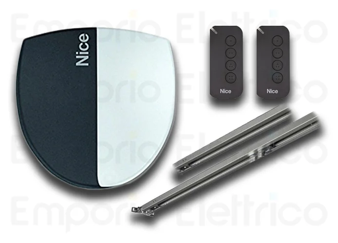 nice kit automazione porte sezionali e basculanti 24v spinbus spin22bdkce