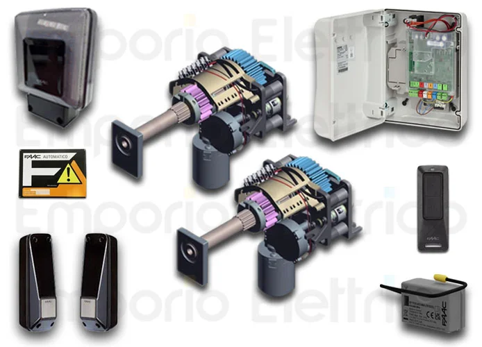 faac kit automazione s2500i 24v high kit perfect 60 120020 (ex code 104250445)