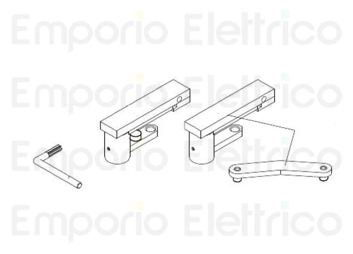 beninca ricambio sblocco per cassa du.110/90 9686396