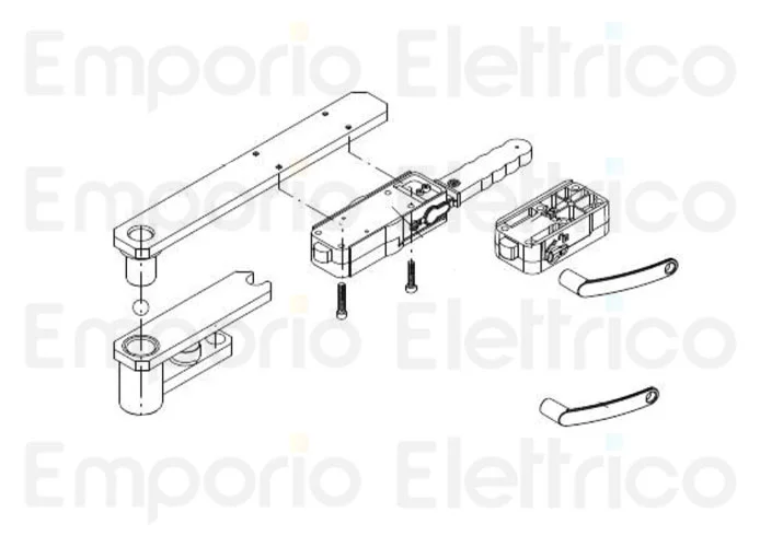 beninca ricambio staffa supporto per sb.du350.k 9688141
