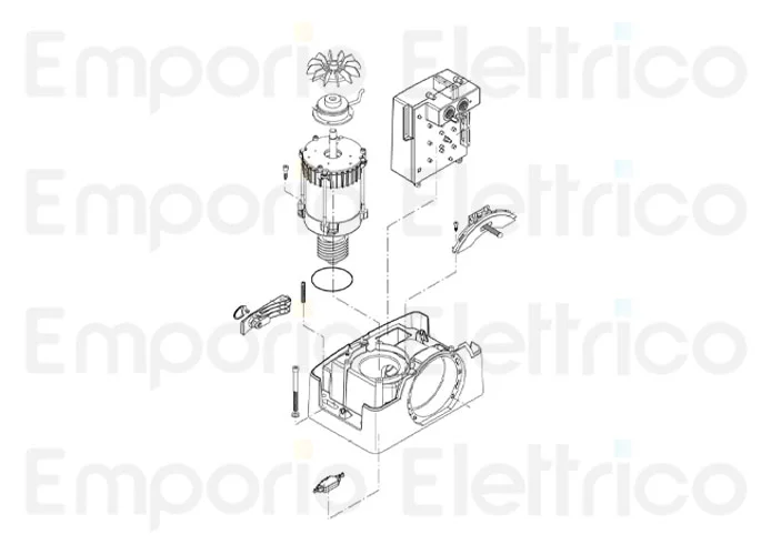 beninca ricambio elettrofreno x bull.he reverse 968601864