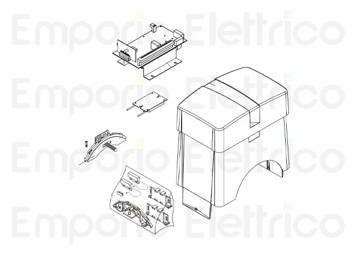 beninca ricambio carter assemblato x bull17 omi 9688348
