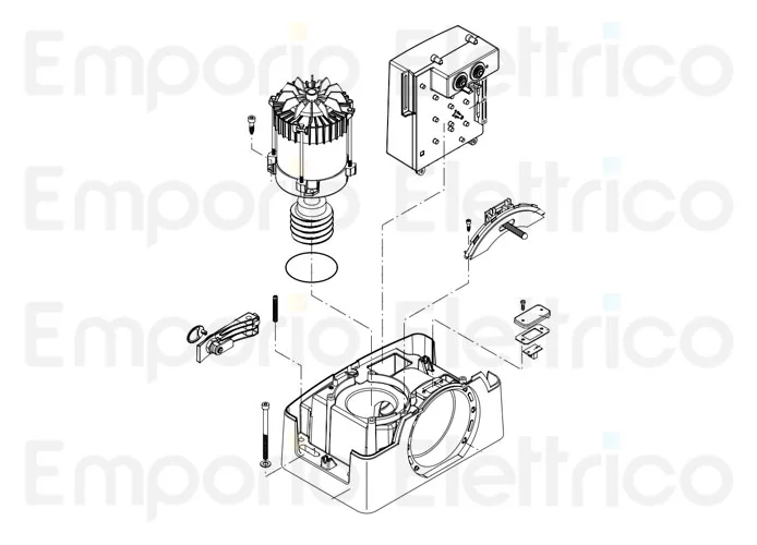 beninca ricambio motore 230v x bull20m 5b 9688230