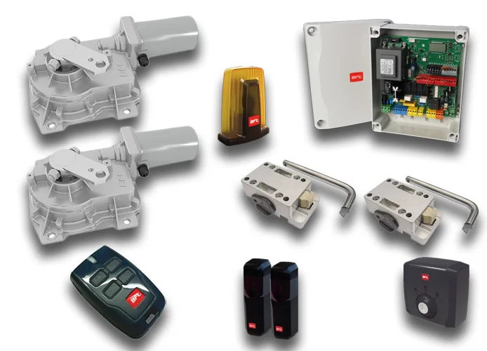 bft kit completo 230v cancelli a battente eli ac a35 v r930149 00001 2611889