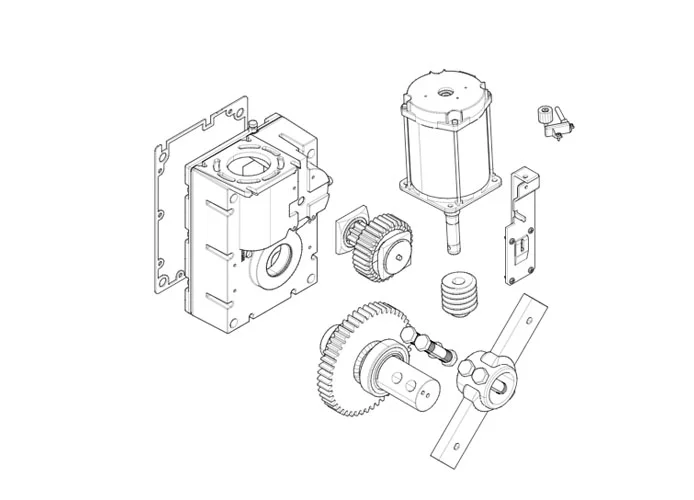 came pagina ricambi per barriere gearmotor-g4040ezt v.1 