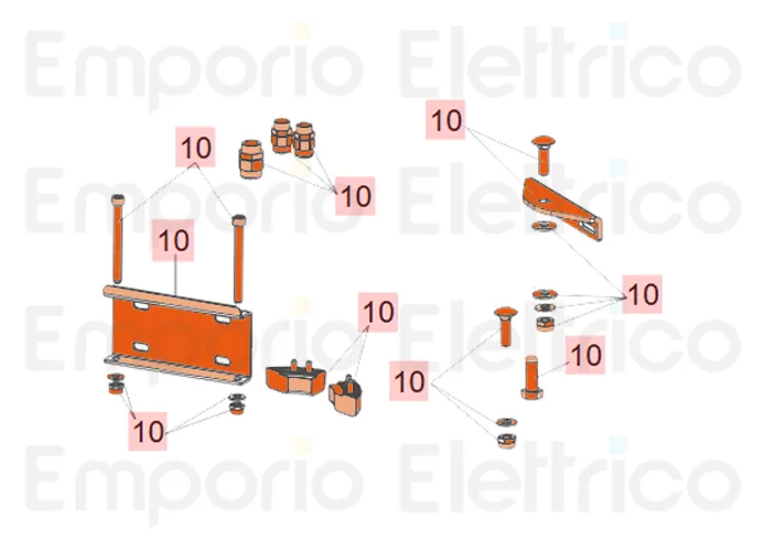 faac ricambio accessori 391-compas 63003423