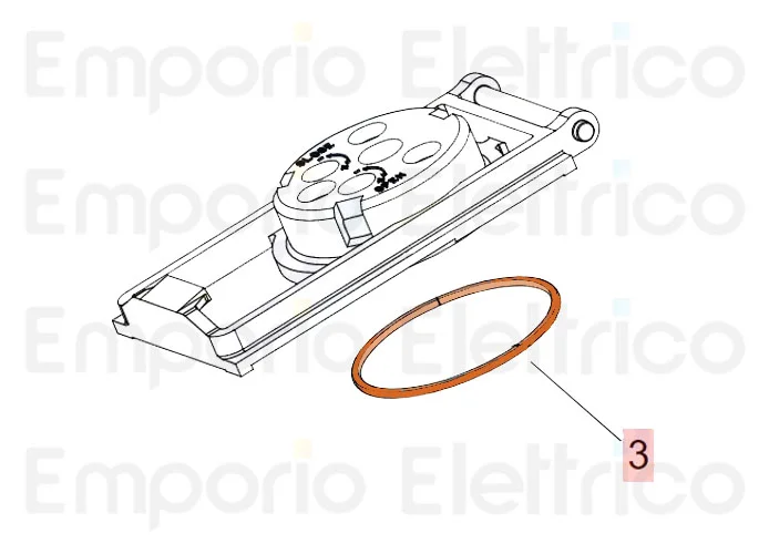 faac ricambio guarniz. or 41x1,78 (or 2162) 7090865