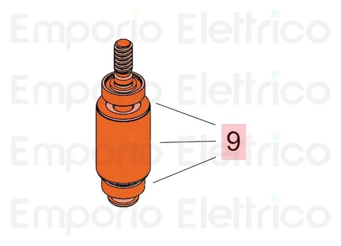 faac ricambio rotore 412-bat 746028