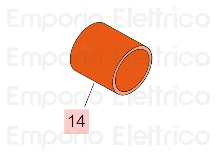 faac ricambio canna martinetto 750 100° (2003) 7366245